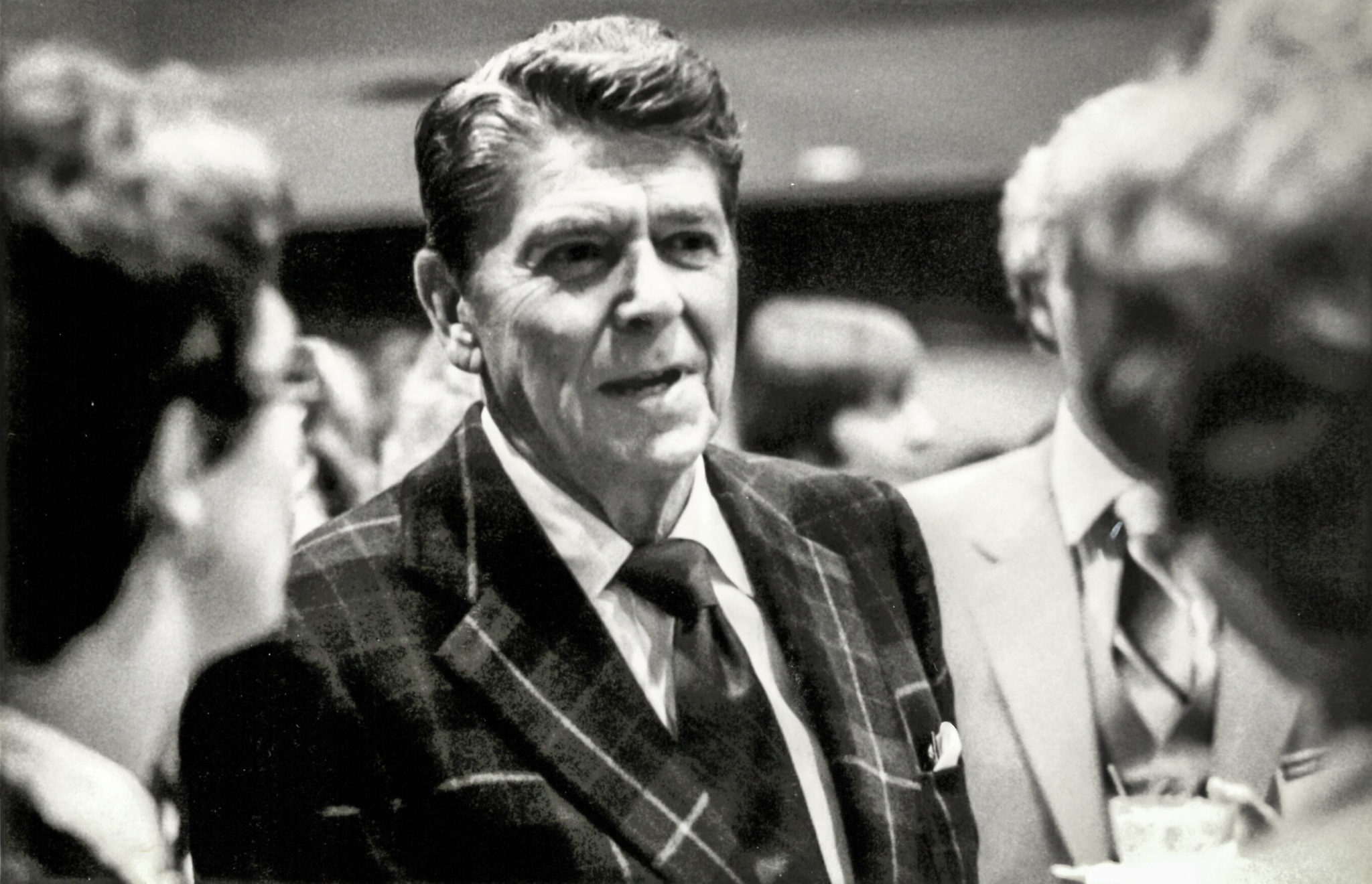 Reagan At The First Business Day 1979