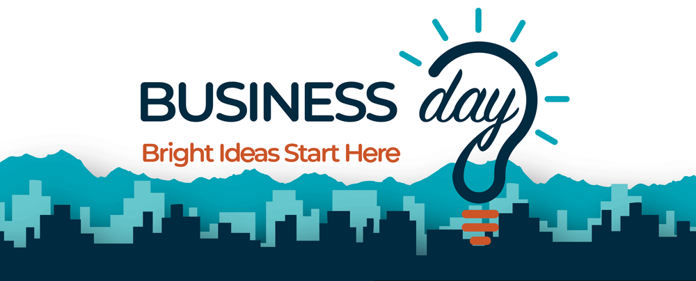 Business Day header image, tagline, bright ideas start here