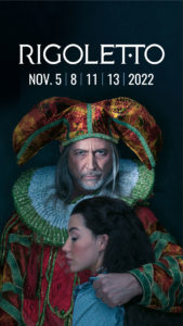 Rigoletto poster for the Colorado Opera by Matt Staver