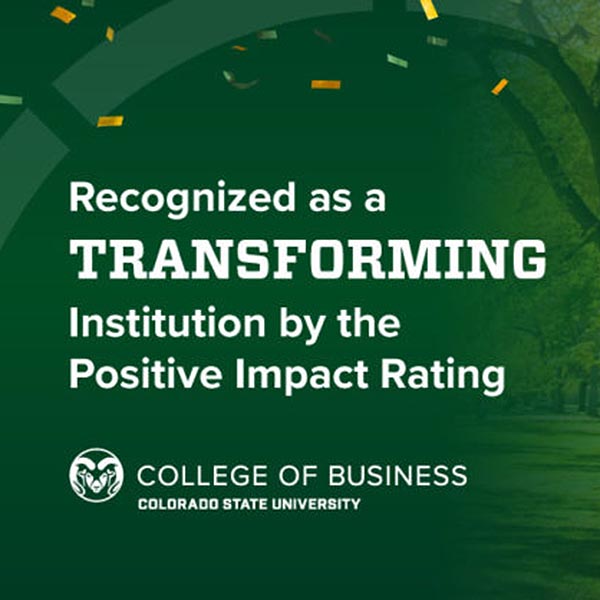 Transforming Institution by the Positive Impact Rating