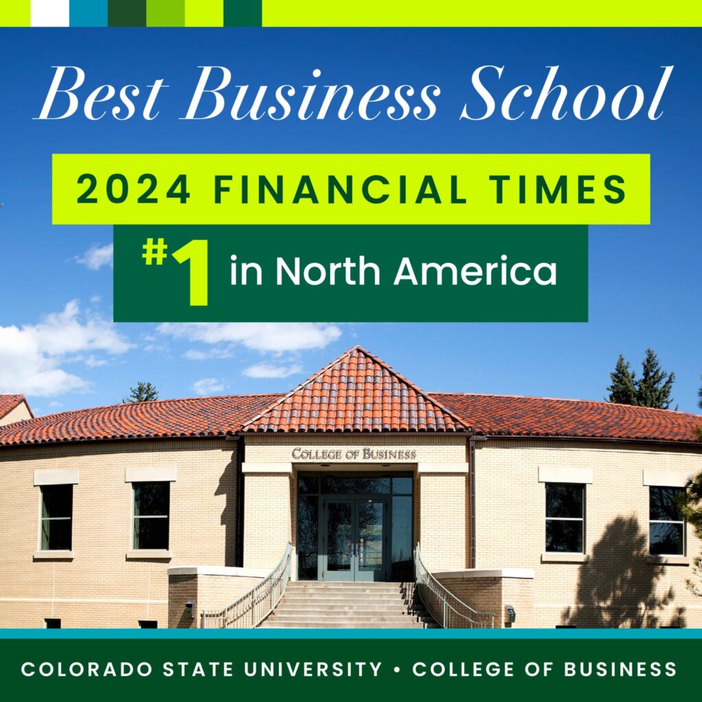 Financial Times Best Business School Ranking - #1 in North America